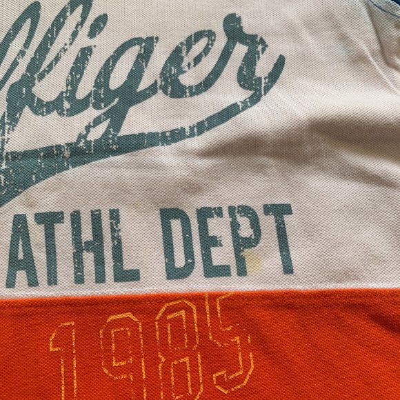 Boys Polo Tee T-shirt Top Short Sleeve Shirt Tommy - Picture 3 of 4